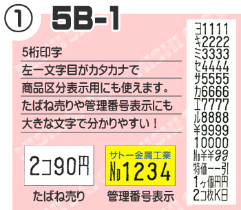 ハンドラベラー PB-1 5B-1