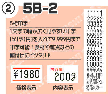 ハンドラベラー PB-1 5B-2